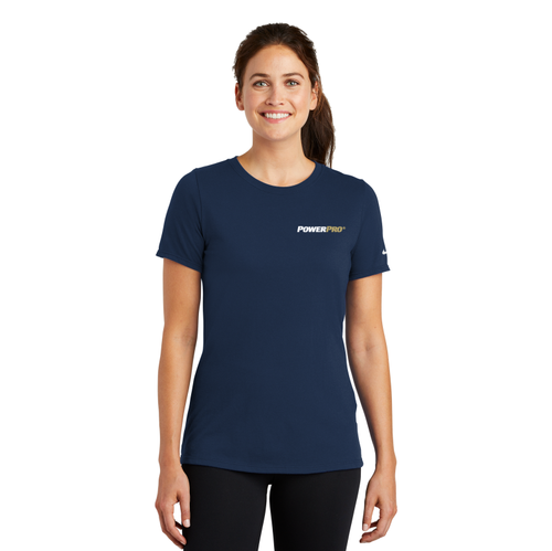 Nike Ladies Dri-FIT Cotton/Poly Scoop Neck Tee  image thumbnail
