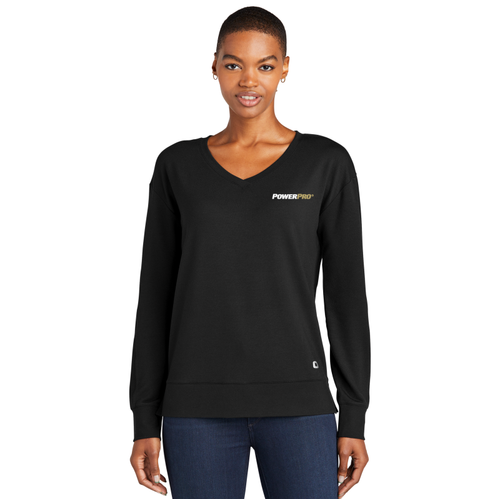 OGIO Ladies Luuma Flex Long Sleeve V-Neck  image thumbnail