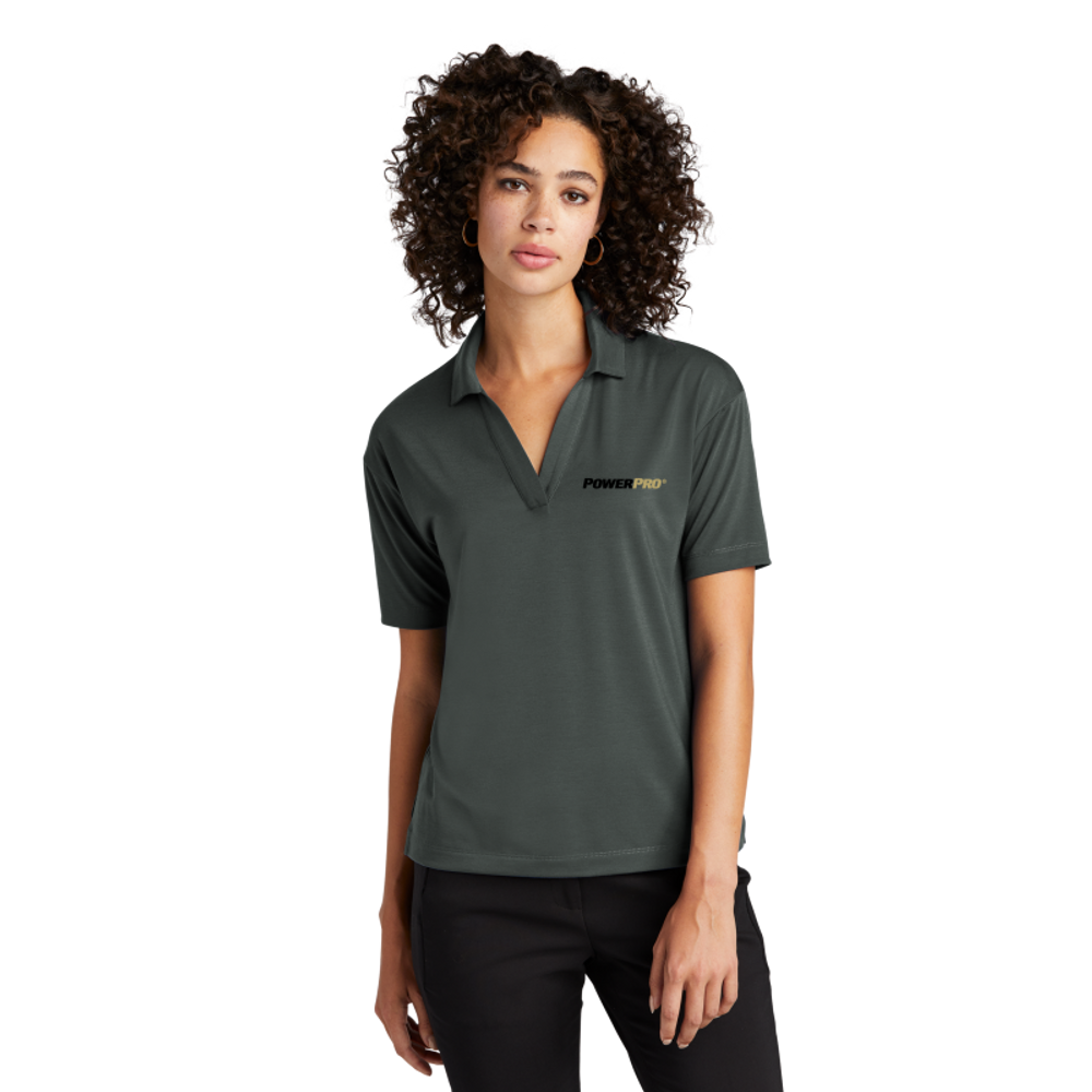MERCER+METTLE Women's Stretch Jersey Polo   primary image