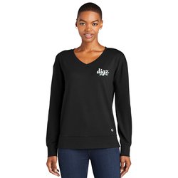 Image of OGIO Ladies Luuma Flex Long Sleeve V-Neck