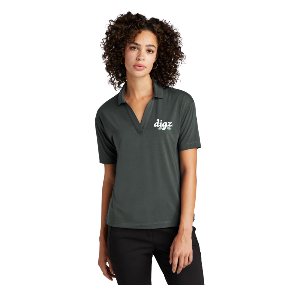 MERCER+METTLE Women's Stretch Jersey Polo primary image