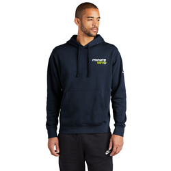 Image of Nike Club Fleece Sleeve Swoosh Pullover Hoodie 