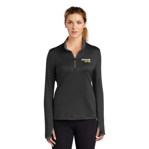 Nike Ladies Dri-FIT Stretch 1/2-Zip Cover-Up  image thumbnail