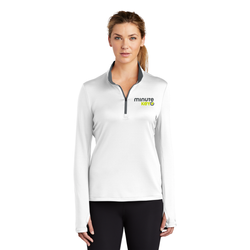 Image of Nike Ladies Dri-FIT Stretch 1/2-Zip Cover-Up 