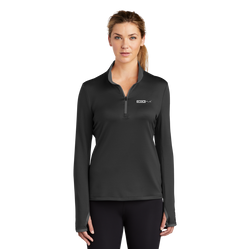 Image of Nike Ladies Dri-FIT Stretch 1/2-Zip Cover-Up