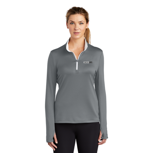 Nike Ladies Dri-FIT Stretch 1/2-Zip Cover-Up image thumbnail