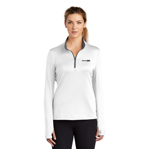 Nike Ladies Dri-FIT Stretch 1/2-Zip Cover-Up image thumbnail