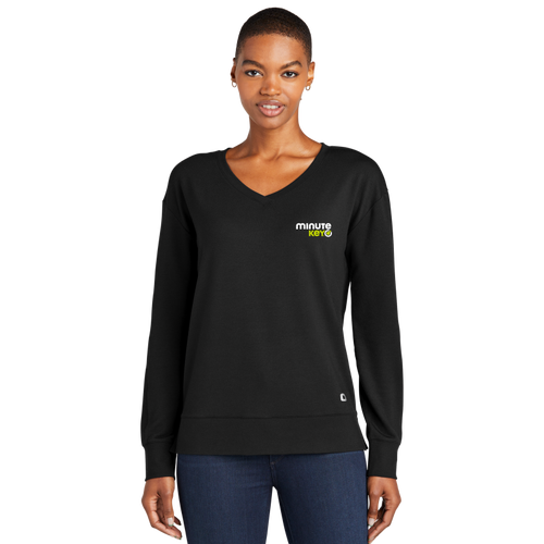 OGIO Ladies Luuma Flex Long Sleeve V-Neck  image thumbnail