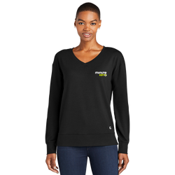 Image of OGIO Ladies Luuma Flex Long Sleeve V-Neck 