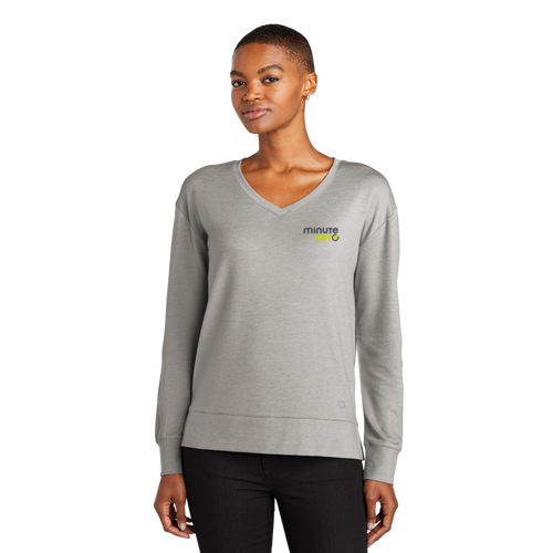 OGIO Ladies Luuma Flex Long Sleeve V-Neck  image thumbnail