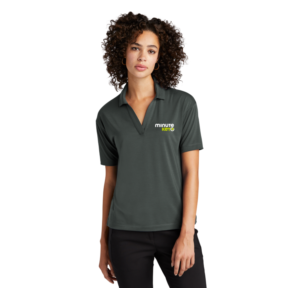 MERCER+METTLE Women's Stretch Jersey Polo primary image