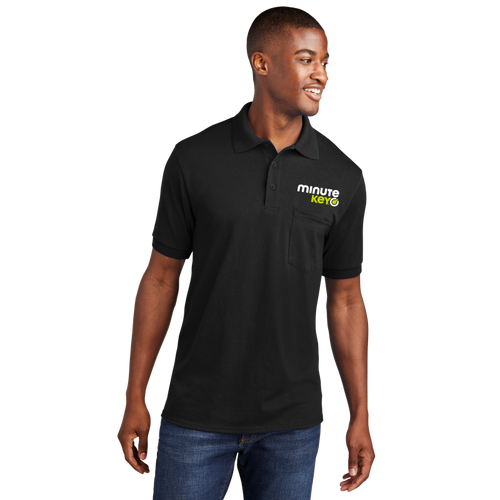 Port & Company Core Blend Jersey Knit Pocket Polo image thumbnail