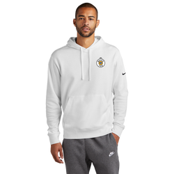 Image of Nike Club Fleece Sleeve Swoosh Pullover Hoodie