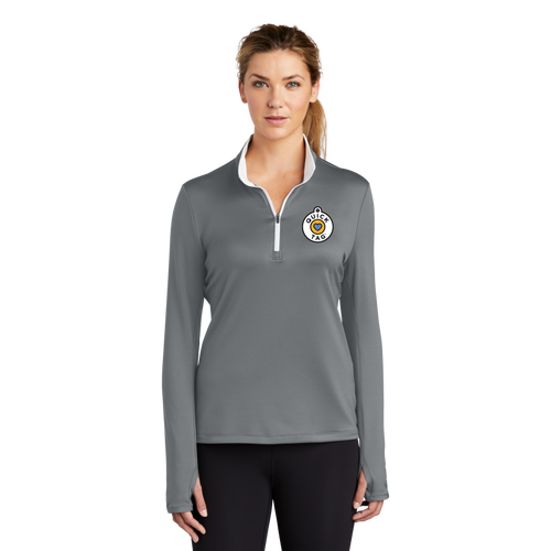 Nike Ladies Dri-FIT Stretch 1/2-Zip Cover-Up  image thumbnail