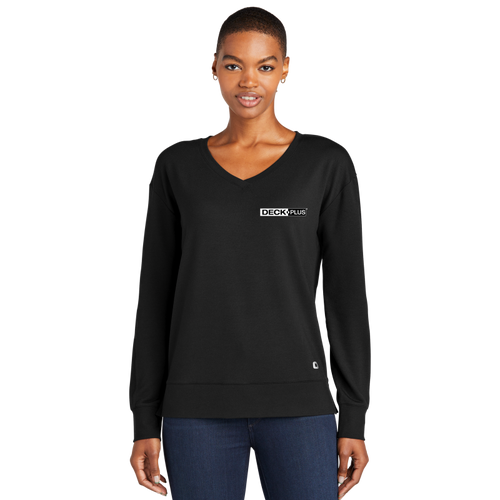 OGIO Ladies Luuma Flex Long Sleeve V-Neck image thumbnail