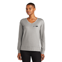 Image of OGIO Ladies Luuma Flex Long Sleeve V-Neck