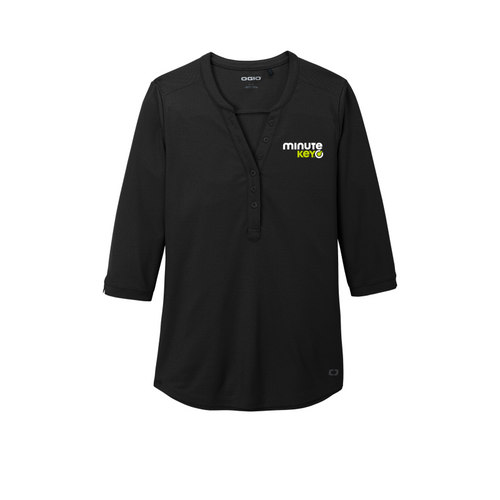 OGIO Ladies Jewel Henley  image thumbnail