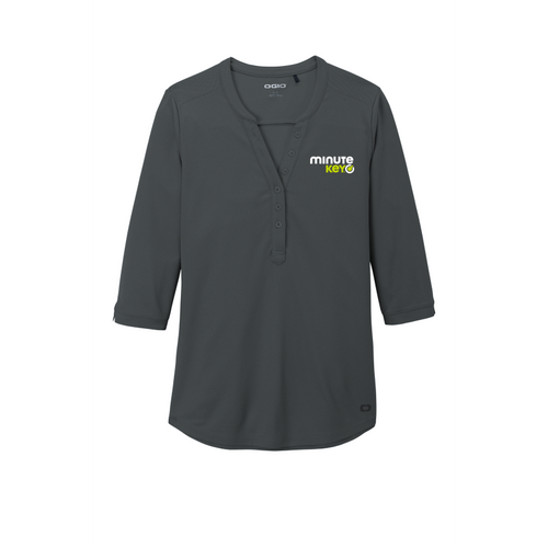 OGIO Ladies Jewel Henley  image thumbnail