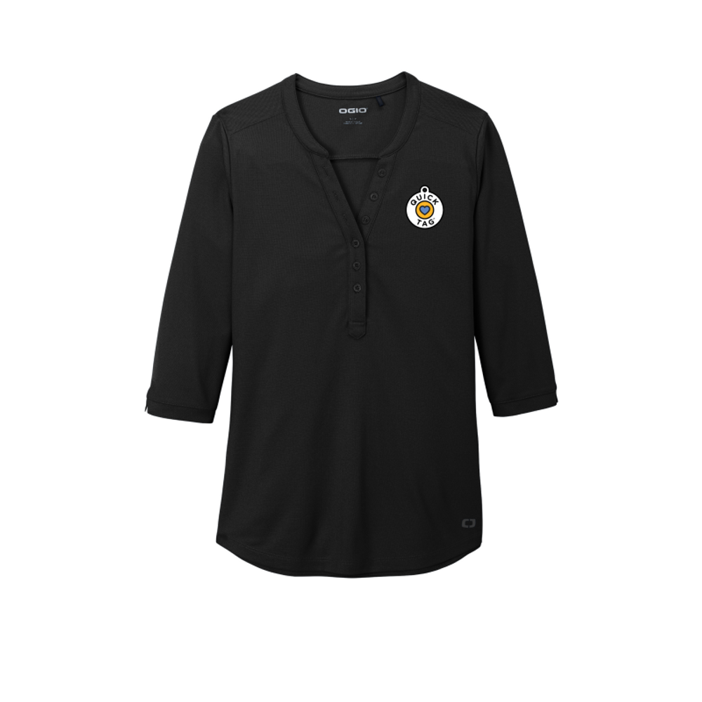 OGIO Ladies Jewel Henley  primary image