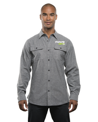 Image of Solid Long Sleeve Flannel Shirt