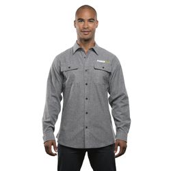 Image of Solid Long Sleeve Flannel Shirt 