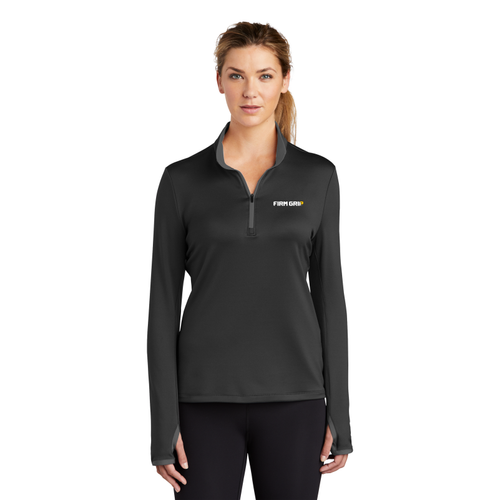 Nike Ladies Dri-FIT Stretch 1/2-Zip Cover-Up  image thumbnail