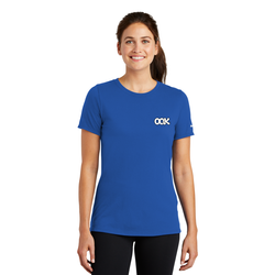 Image of OOK_Nike Ladies Dri-FIT Cotton/Poly Scoop Neck Tee 
