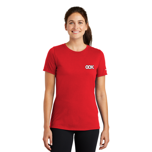 OOK_Nike Ladies Dri-FIT Cotton/Poly Scoop Neck Tee  image thumbnail