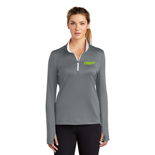 Nike Ladies Dri-FIT Stretch 1/2-Zip Cover-Up  image thumbnail