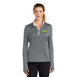 Image of Nike Ladies Dri-FIT Stretch 1/2-Zip Cover-Up 