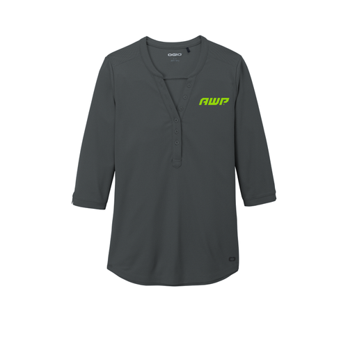 OGIO Ladies Jewel Henley  image thumbnail