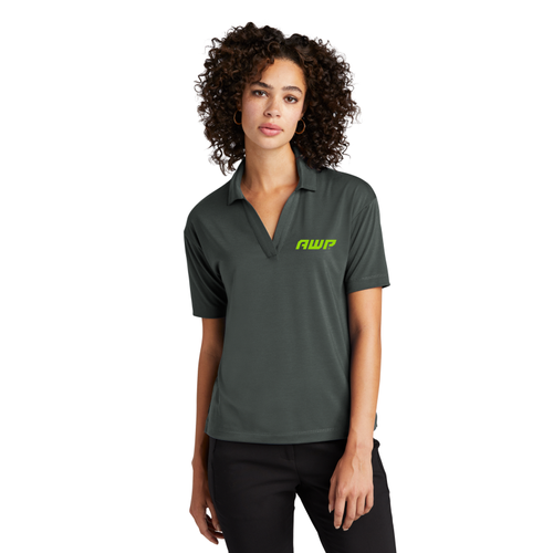 MERCER+METTLE Women's Stretch Jersey Polo   image thumbnail