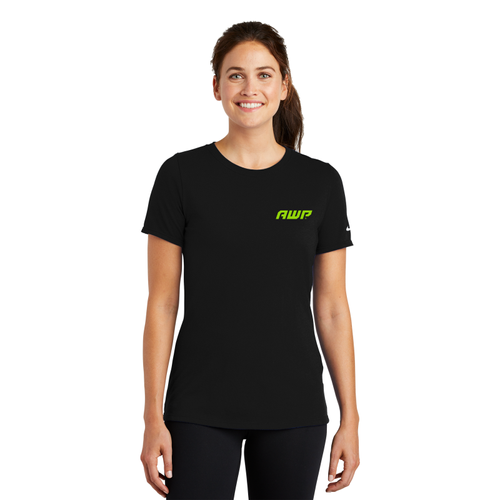 Nike Ladies Dri-FIT Cotton/Poly Scoop Neck Tee  image thumbnail