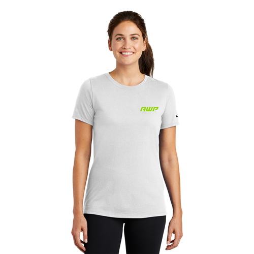Nike Ladies Dri-FIT Cotton/Poly Scoop Neck Tee  image thumbnail