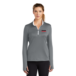 Image of Nike Ladies Dri-FIT Stretch 1/2-Zip Cover-Up 