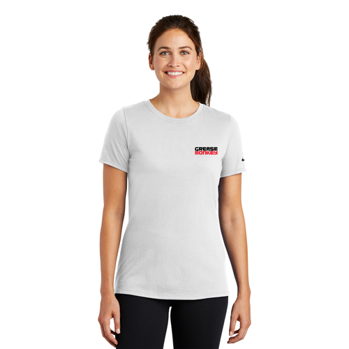 Nike Ladies Dri-FIT Cotton/Poly Scoop Neck Tee  image thumbnail