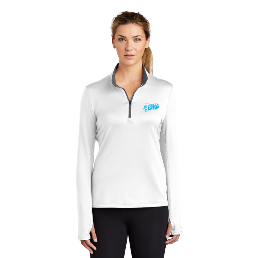Nike Ladies Dri-FIT Stretch 1/2-Zip Cover-Up  primary image