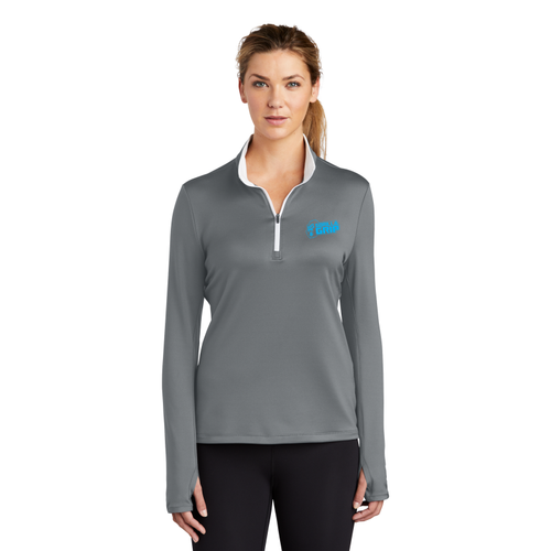 Nike Ladies Dri-FIT Stretch 1/2-Zip Cover-Up  image thumbnail
