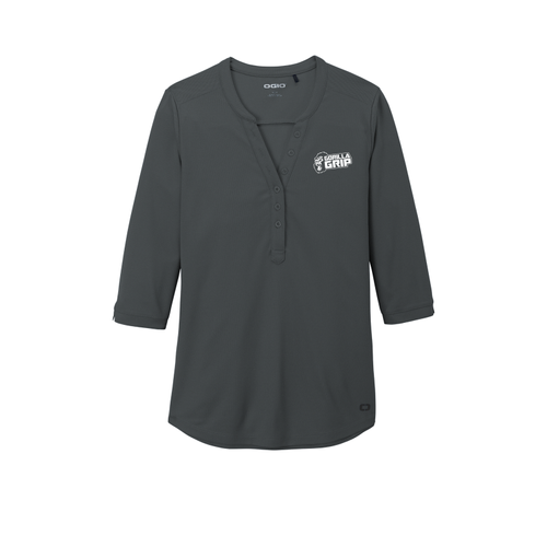 OGIO Ladies Jewel Henley  image thumbnail