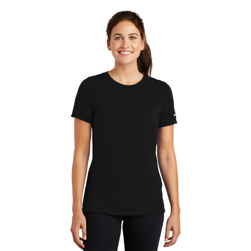 Nike Ladies Dri-FIT Cotton/Poly Scoop Neck Tee  image thumbnail