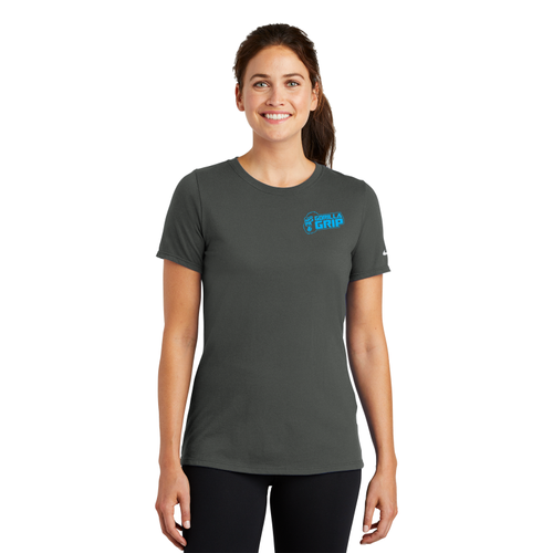 Nike Ladies Dri-FIT Cotton/Poly Scoop Neck Tee  image thumbnail