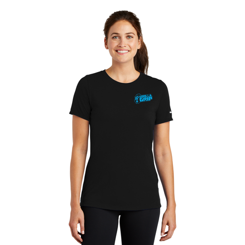 Nike Ladies Dri-FIT Cotton/Poly Scoop Neck Tee  image thumbnail