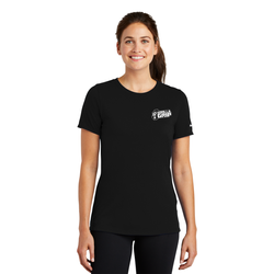 Image of Nike Ladies Dri-FIT Cotton/Poly Scoop Neck Tee 
