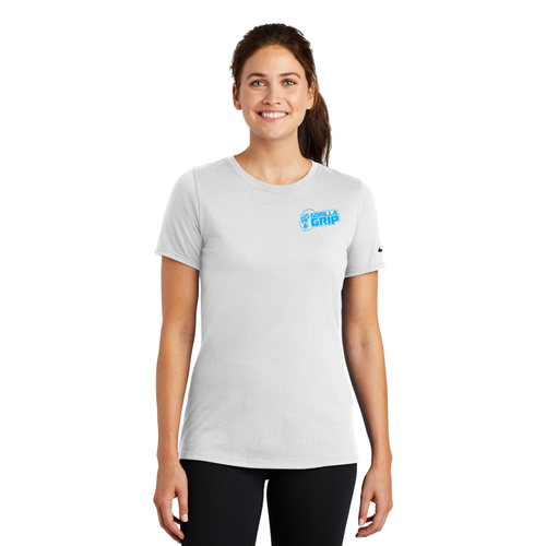 Nike Ladies Dri-FIT Cotton/Poly Scoop Neck Tee  image thumbnail