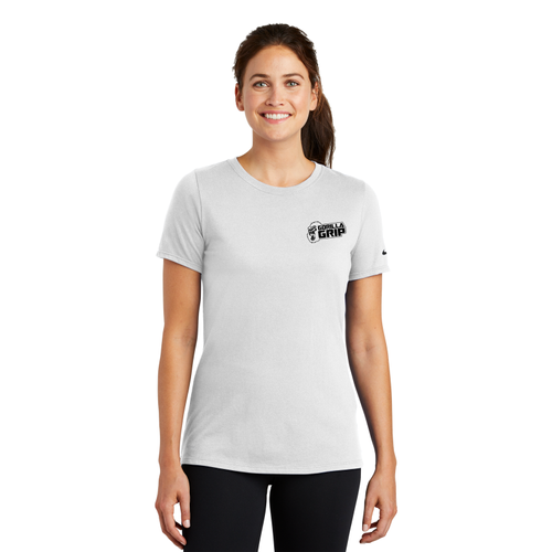 Nike Ladies Dri-FIT Cotton/Poly Scoop Neck Tee  image thumbnail