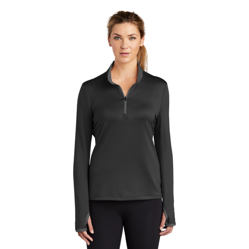 Nike Ladies Dri-FIT Stretch 1/2-Zip Cover-Up  image thumbnail