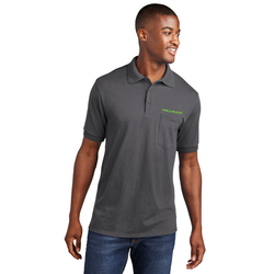 Image of Port & Company Core Blend Jersey Knit Pocket Polo. 