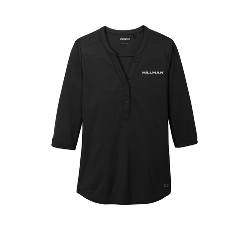 OGIO Ladies Jewel Henley image thumbnail