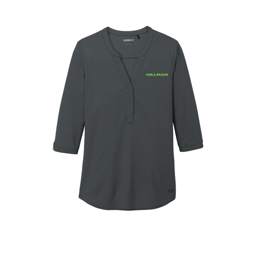 OGIO Ladies Jewel Henley image thumbnail