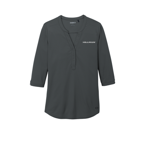 OGIO Ladies Jewel Henley image thumbnail